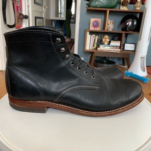 Pair of Wolverine 1000 mile boots size 10.5
